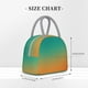 thumbnail image 2 of Balery Orange To Teal Gradient1 Bolsa de Almuerzo para Mujeres, Caja de Almuerzo, Bolsa de Almuerzo Pequeña Impermeable, Tote de Almuerzo Reutilizable con Gran Capacidad, 2 of 6