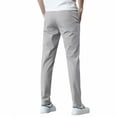 thumbnail image 3 of Homeyce Unisex Summer Athletic Lounge Pants Ultra Stretch Quick Dry Elastic Waist Pant Stretch Active Lightweight Hiking Trousers with Pockets Drawstring Pants for Men's,Gray 4XL, 3 of 4