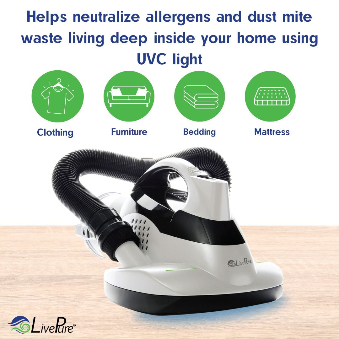 LivePure LP5000DMVC Ultramite Handheld UV Vacuum Cleaner