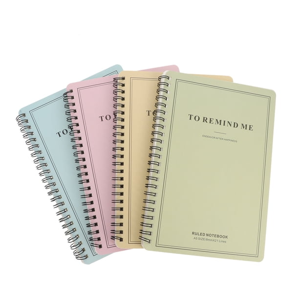 Cuadernos multiusos de 4 PCS Múltiples creativos Manuscritos elegantes Horario Cuadernos
