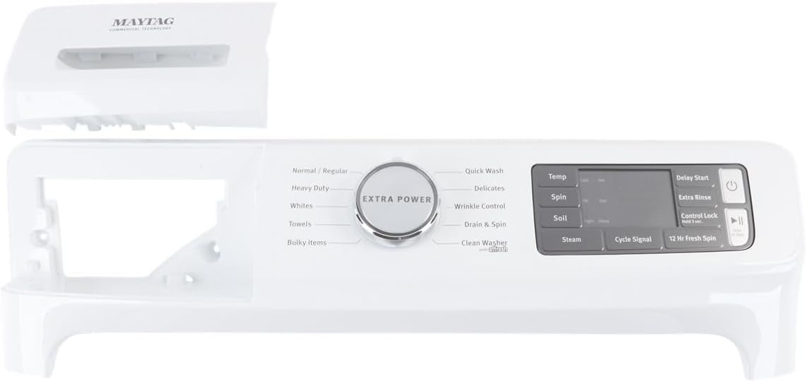 Whirlpool W11316623 Washer Control Panel Assembly, White