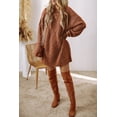 thumbnail image 6 of Redhotype Cozy Knit Dress, Cable Detail, Effortless Style, 6 of 8