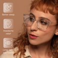 thumbnail image 4 of Gafas Blue Light Gaoye Stylish para mujer, paquete de 3, 4 of 7