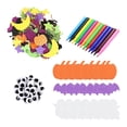 thumbnail image 2 of 24 piezas de manualidades de Halloween, pegatinas autoadhesivas para decorar calabazas, Halloween Víspera de Todos los Santos, 2 of 6