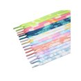 thumbnail image 4 of INSPIRE CHIC 1 Pair Tie-Dye Flat Shoe Laces for Sneakers, 0.31'' Soft Shoelaces Shoestrings for Casual Hiking Shoes Colorful-2 120cm/47.2", 4 of 4