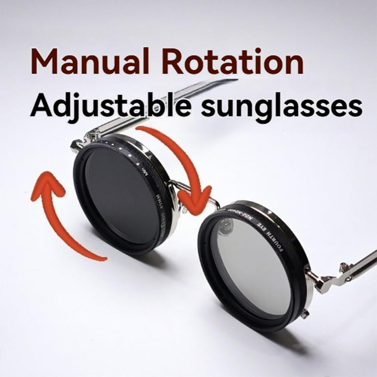XIAOLONGP Eyewear Adjustable Sunglasses, Adjustable Tint