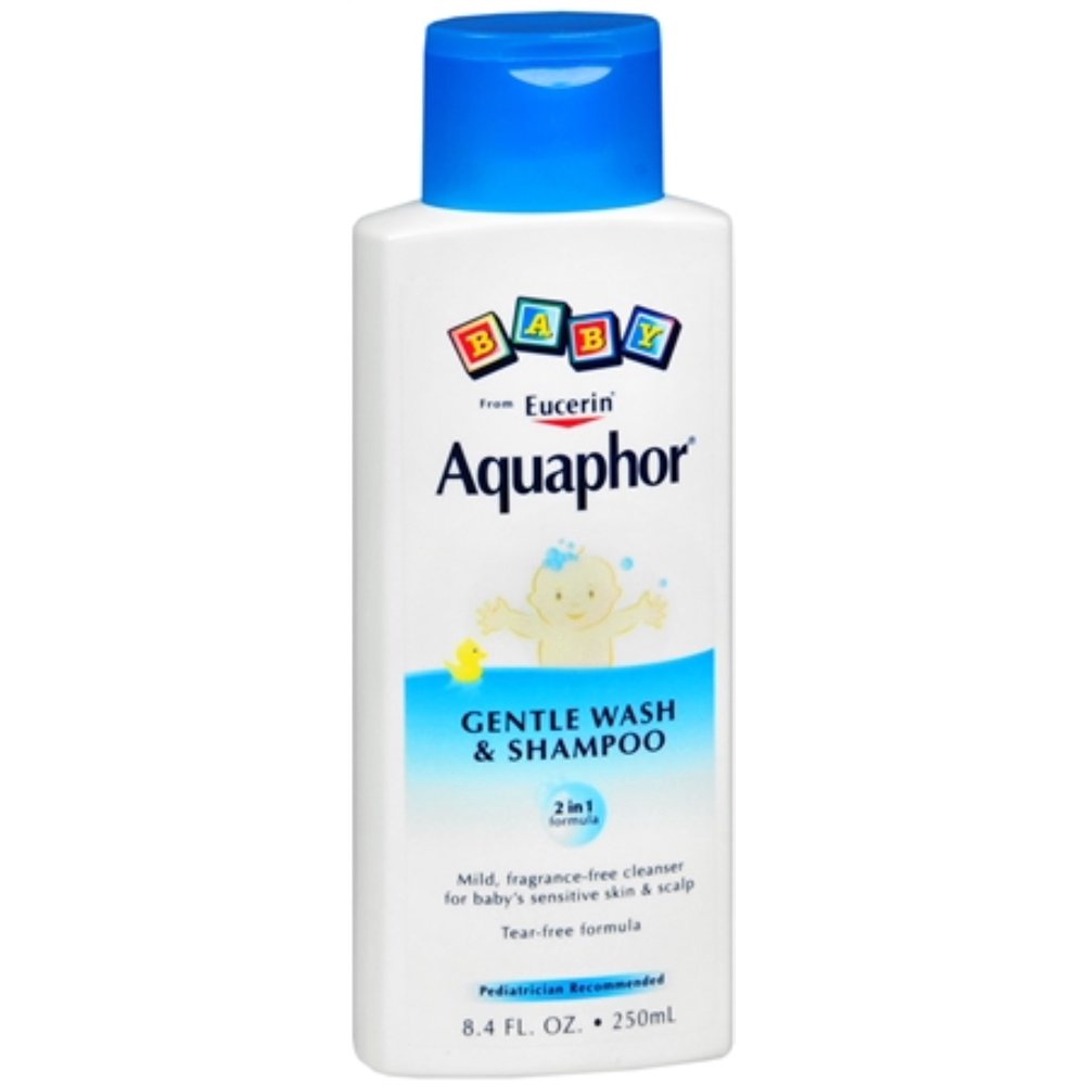 Aquaphor Baby Gentle Wash and Shampoo 8.40 oz (Pack of 2)