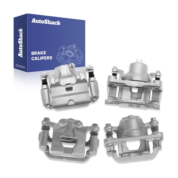 AutoShack Front & Rear Brake Calipers | Replacement for 2011-2012 Nissan Sentra | 4-PC