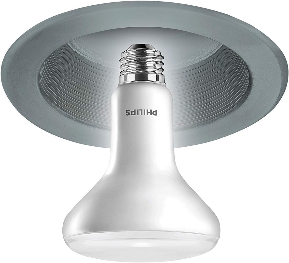 Philips Indoor LED Light Bulb, BR30 Dimmable With Warm Glow Effect, Frosted, 650 Lumens, 65-Watt Equivalent, Soft White, 3-Pack