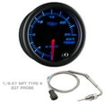 thumbnail image 4 of GlowShift Black 7 Color Diesel Gauge Set - 60 PSI Boost, 2400 F Pyrometer EGT, 100 Fuel Pressure Gauges, 4 of 8