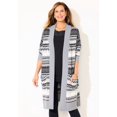 thumbnail image 2 of Catherines Women's Plus Size Classic Fair Isle Coatigan, 2 of 5