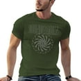 thumbnail image 5 of 90s Grunge Rock Band T-Shirt, Vintage Music Graphic Tee, Retro Concert Apparel for Men Army Green-style 4XL, 5 of 7