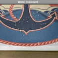 thumbnail image 6 of Ambesonne Nautical Place Mats Set of 4, Sea Waves at Sunset, Standard Size, Red Blue Yellow, 6 of 6