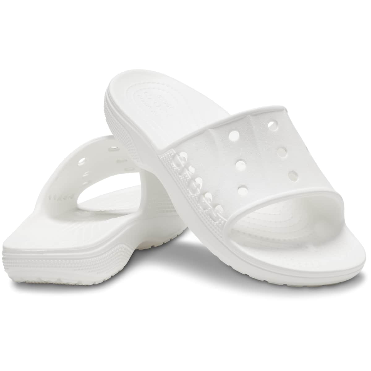 Crocs Adult Baya II Slide Sandals, White photo 2