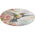 thumbnail image 4 of Flower Hummingbird Round Rugs -Washable Non-Slip Small Round Area Rug Throw Soft Circle Rugs for Bedroom, Modern Print Indoor Carpet for Entryway Sofa Living Room, 4 of 6
