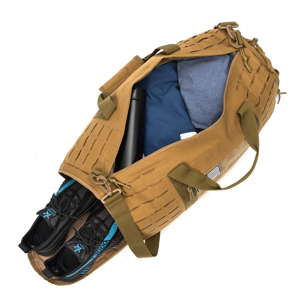 Haadid 40L Military Tactical Duffle Bag & Tactical Toiletry Bag