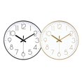 thumbnail image 1 of Reloj de pared jomparis 30 cm, pack de 2, negro y dorado, 1 of 7