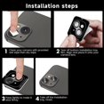 thumbnail image 6 of Dteck for iPhone 14 Plus Camera Lens Protector, for iPhone 14 Camera Lens Protector, Individual Metal Anti Scratch HD Clear Case Friendly Tempered Glass Camera Cover,Black, 6 of 6