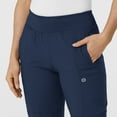 thumbnail image 5 of Wink W123 Women's Comfort Waist Cargo Jogger Scrub Pant Tall, Navy, XS Womens, 5 of 6