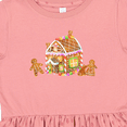 thumbnail image 4 of Inktastic Gingerbread House Family Girls Toddler Dress, 4 of 5