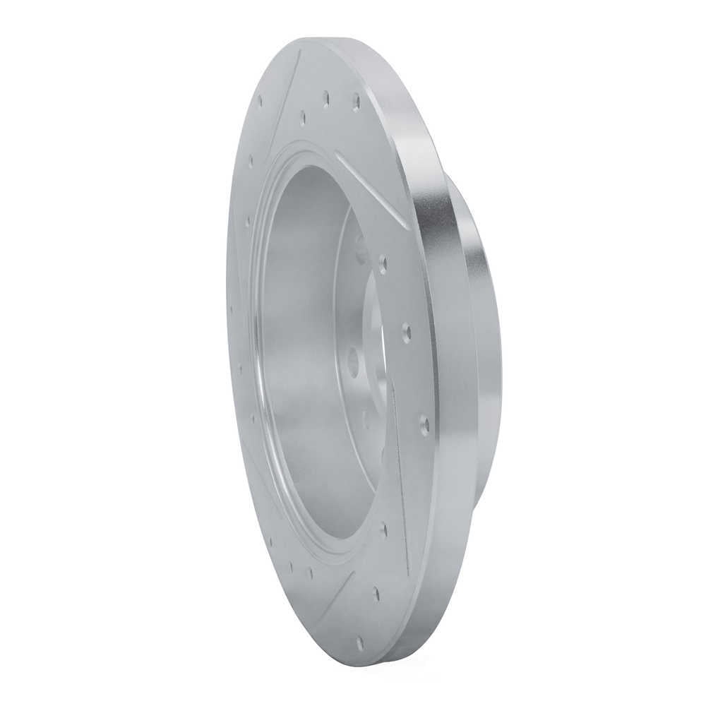 Dynamic Friction Company 631-63175R DFC Brake Rotor - Drilled And Slotted - Silver