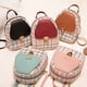 thumbnail image 3 of Mochila pequeña a cuadros con diseño de hebilla de metal de 19", ideal para viajes de niñas y mujeres, 3 of 8