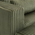 thumbnail image 3 of Jopath Oversized Accent Chair with Ottoman,Corduroy Lounge Chair Modular Floor Couch Reading Armchair for Living Room,Bedroom,Green, 3 of 9