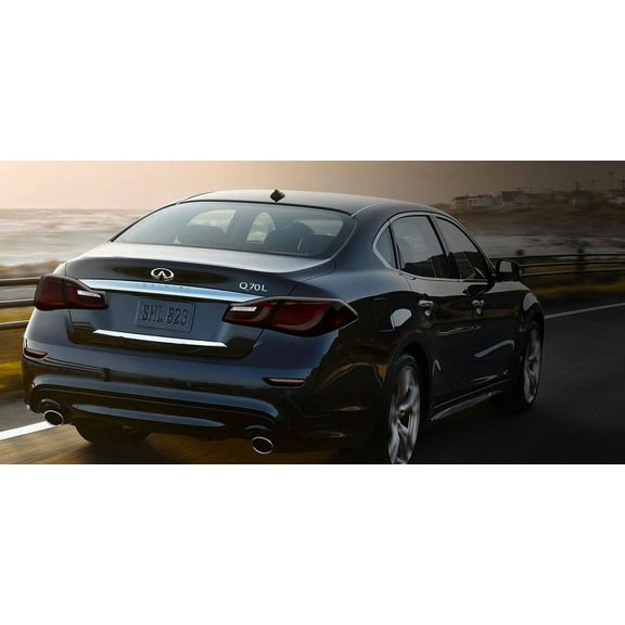 For Infiniti Q70 Q70L Murdered Out Tail Light Covers Lamp Tint Overlays