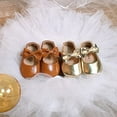 thumbnail image 3 of Soft Sole Leather Baby Shoes - Infant Baby Walking Shoes Moccasinss Rubber Sole Crib Shoes, 3 of 6