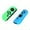 Blue+Green, variant on FIEWESEY Case for Nintendo Switch - Silicone Joy Con Case for Nintendo Switch & Switch OLED - Protective Switch Controller Case Cover - Black