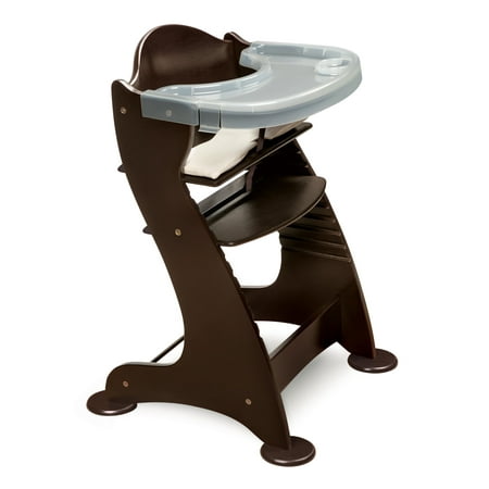 Badger Basket - Wooden High Chair, Espresso (Best Wooden High Chair)
