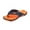 Orange, variant on Binhe Summer Men's Open toe Slippers Fashion Beach Shoes Massage Bathroom Flip Flops with Arch Support Impermeable Open toe Beach Leather Thong Sandals Cushion