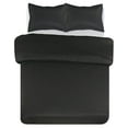 thumbnail image 4 of Legacy Decor 3 PCS Bedspread Quilt Coverlet Stitched Pinsonic Reversible All Season Oversized King / Cal-King Size Black Color, 4 of 7