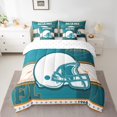 thumbnail image 2 of Erosebridal Sport Football Bedding Queen Size,Ball Game Bedding Sets Queen Size,Room Decorative,Reversible,Lightweight,7 Pieces, 2 of 5