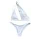 thumbnail image 5 of Traje de baño de bikini ajustable con vendaje casual para mujer Conjunto de ropa de playa Fridja nalpqowj21487, 5 of 5