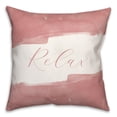thumbnail image 2 of Creative Products Relax Watercolor Pink 20 x 20 Indoor / Outdoor Pillow, 2 of 3