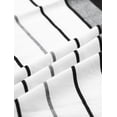 thumbnail image 5 of Camiseta De Golf A Rayas Bloque De Color Mangas Cortas Polo Para Hombres Negro Blanco Gris S, 5 of 5