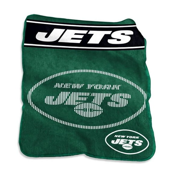 Logo Chaise 622-26X 60 x 80 Po NFL New York Jets Jeté Raschel