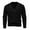 Black, variant on Hrsba Men's Pullover Sweaters V Neck Solid Color British Style Fashion Long Sleeve Knit Sweater for Men Casual Fall Winter Slim Top