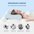 thumbnail image 5 of Cozy Comfort Memory Foam Pillows - Cooling Neck Cervical for Pain Relief, Odorless Ergonomic Adjustable Orthopedic Bed Pillow for Side,Back&Stomach Sleepers, 5 of 8