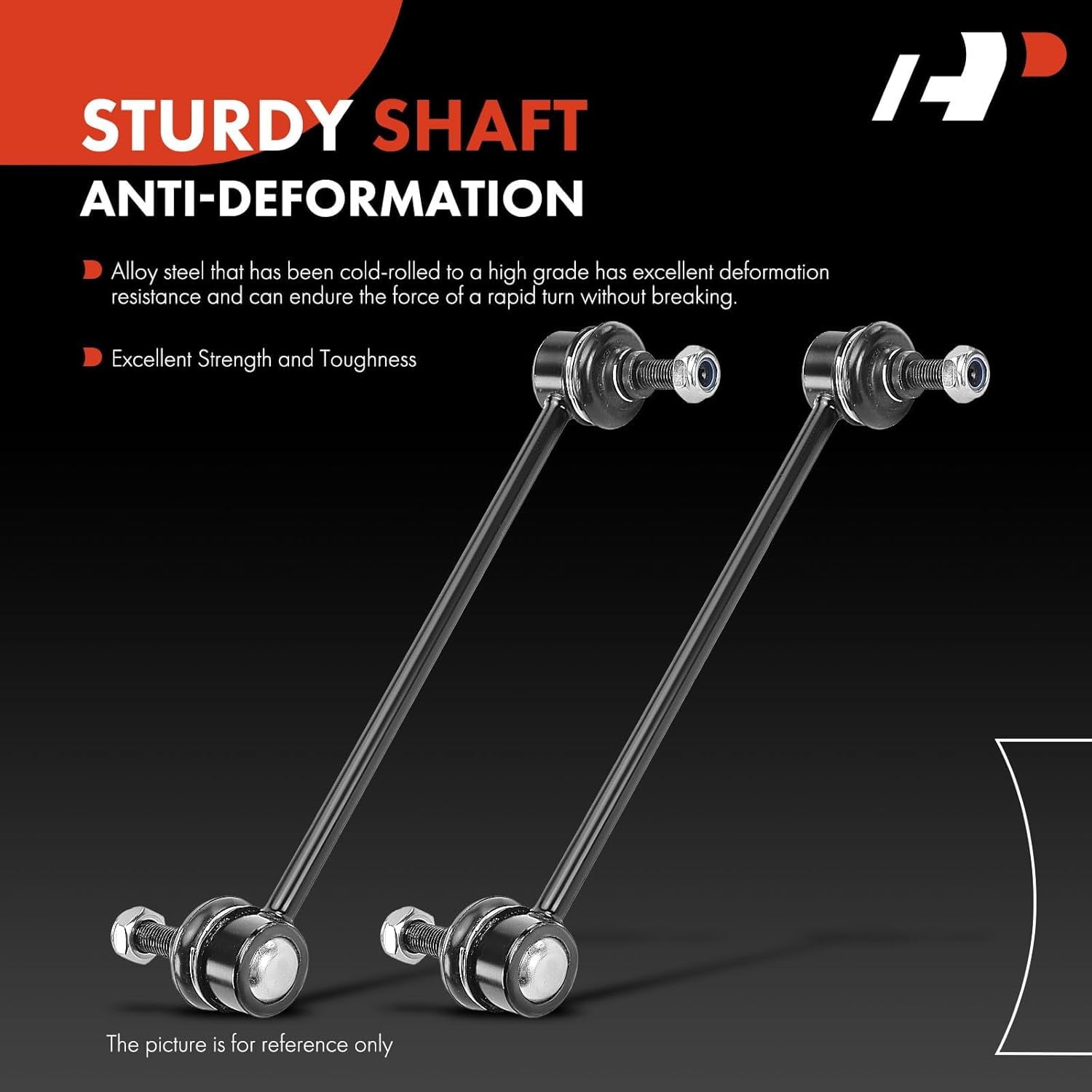 A-Premium 2Pcs Front Sway Bar Link Stabilizer Link Kit Compatible with Ford Focus 2000-2011, Replaces# 98AG3B438AD, YS413B438AA