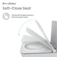 thumbnail image 4 of Concorde One Piece Square Toilet Dual Flush, Black Hardware 1.1/1.6 gpf, 4 of 14