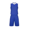thumbnail image 1 of Odeerbi Niños Niñas Rápido Seco Uniforme de Baloncesto Conjunto V-Cuello Malla Tank Tops Pantalones Cortos Ropa Deportiva Atlética Para 3-15 Años, 1 of 5