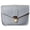 Light Gray, variant on Women Crossbody Bags Handbags Ladies Hasp Leather Messenger Shoulder Bag (Pink)