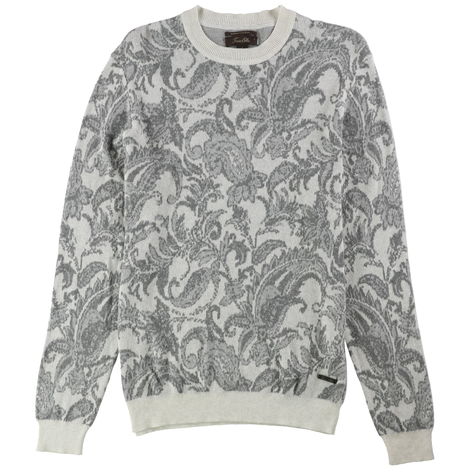 Tasso Elba Mens Paisley Pullover 