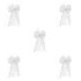 thumbnail image 1 of Qarigey Nudos de lazo de extremo de banco de boda mezclados, bajo mantenimiento, decoraciones para sillas de pasillo de boda de alto estilo, Type2 NO2, 1 of 6