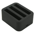 thumbnail image 3 of Camera Battery Triple Charging Hub, Camera Battery Fast Charge Hub High Efficiency PC  For Travel, 3 of 8