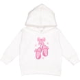 thumbnail image 2 of Inktastic Ballerina Pink Ballet Slippers Toddler Hoodie, 2 of 4