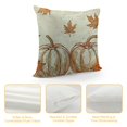 thumbnail image 4 of YINGXI Fall Decor Pillow Covers Fall Orange Pumpkin Throw Pillow Covers Outdoor Fall Thanksgiving Decorations for Home Autumn Decorative Cushion Covers for Couch Sofa 22x22in, 4 of 5