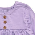 thumbnail image 4 of Millie Loves Lily Girls Blue and Orchid Tops & Printed Leggings, Toddler, Size 4T, 4-pcs, 4 of 5